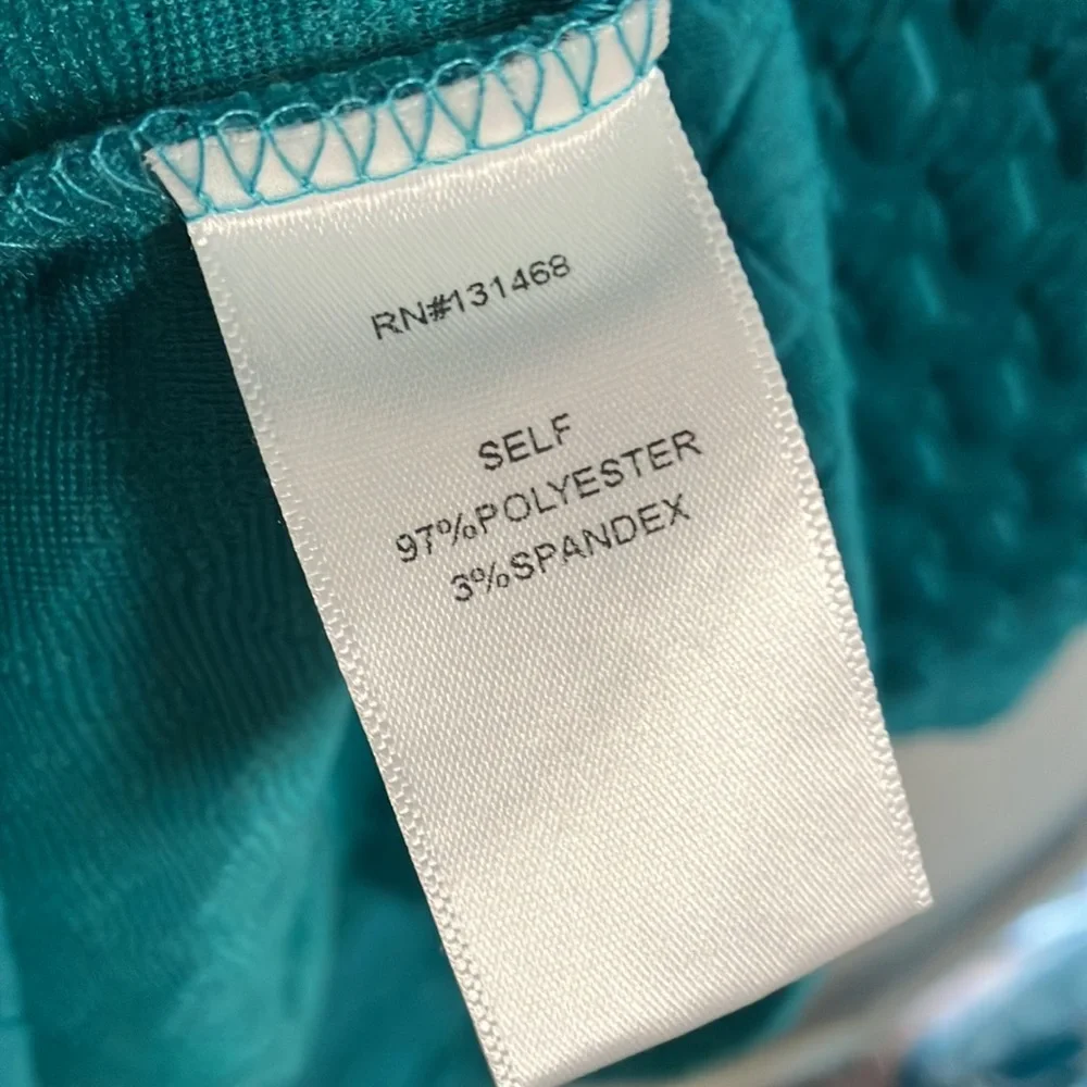 NWT Fate Teal Textured Sweatshirt 1X - Picture 10 of 10